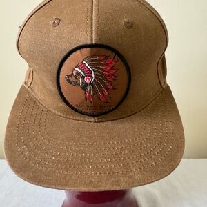 Back Down South Clothing Co. Indian dog head cap. Adjustable back.